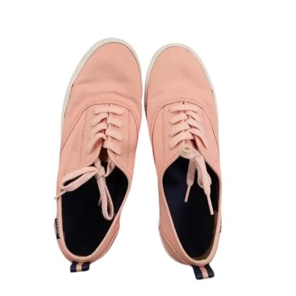 Sperry Shoes Womens 10 Sneakers Slip On Lifestyle Casual Lace Up Pink Preppy Low - Picture 6 of 12